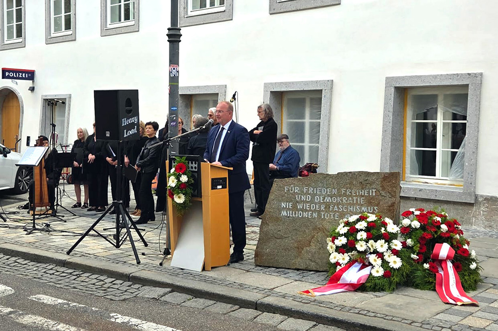 Gedenkfeier Braunau 8. Mai 2026. Foto: Silvia Jujic.